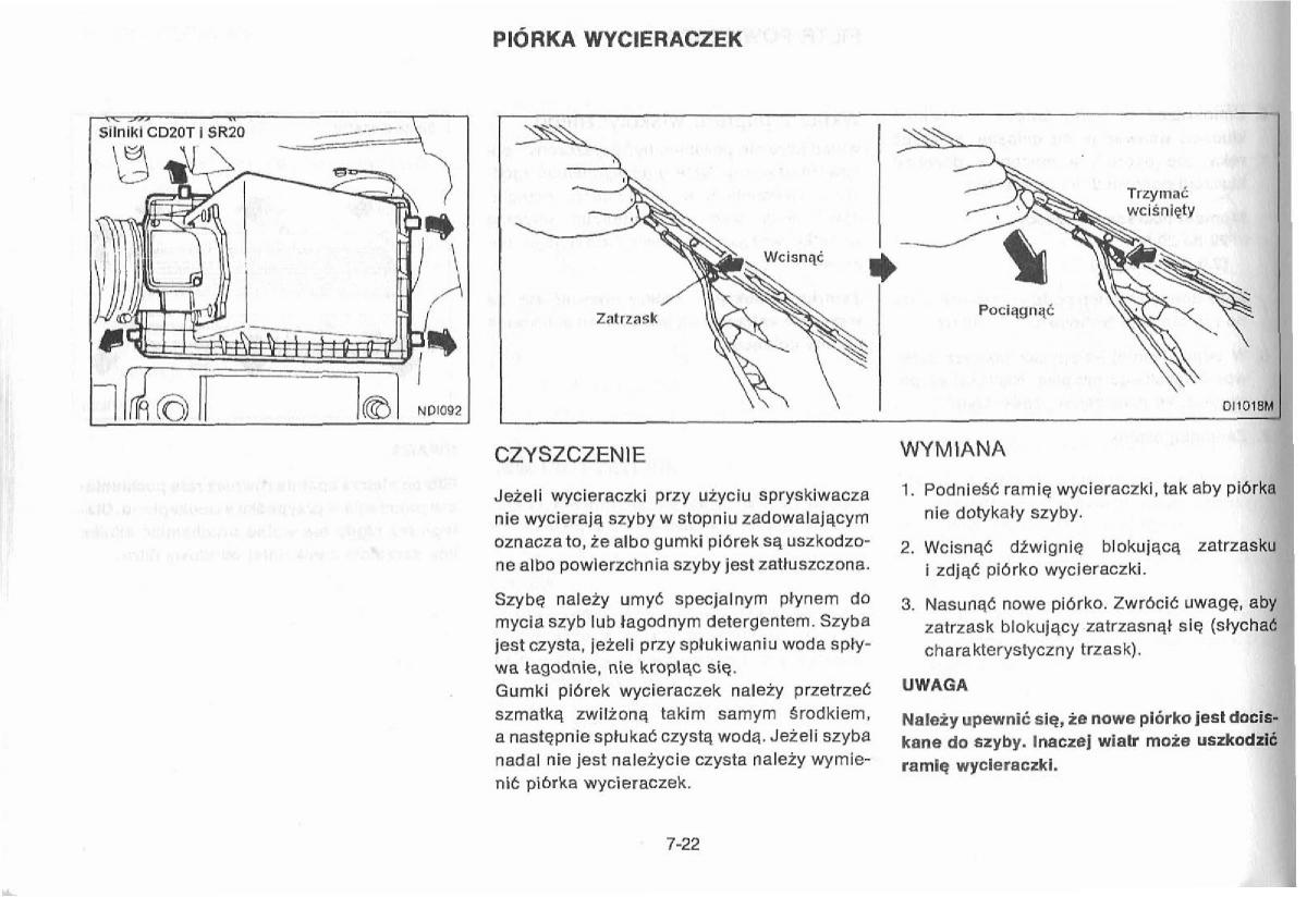 Nissan Primera P11 II instrukcja obslugi / page 156