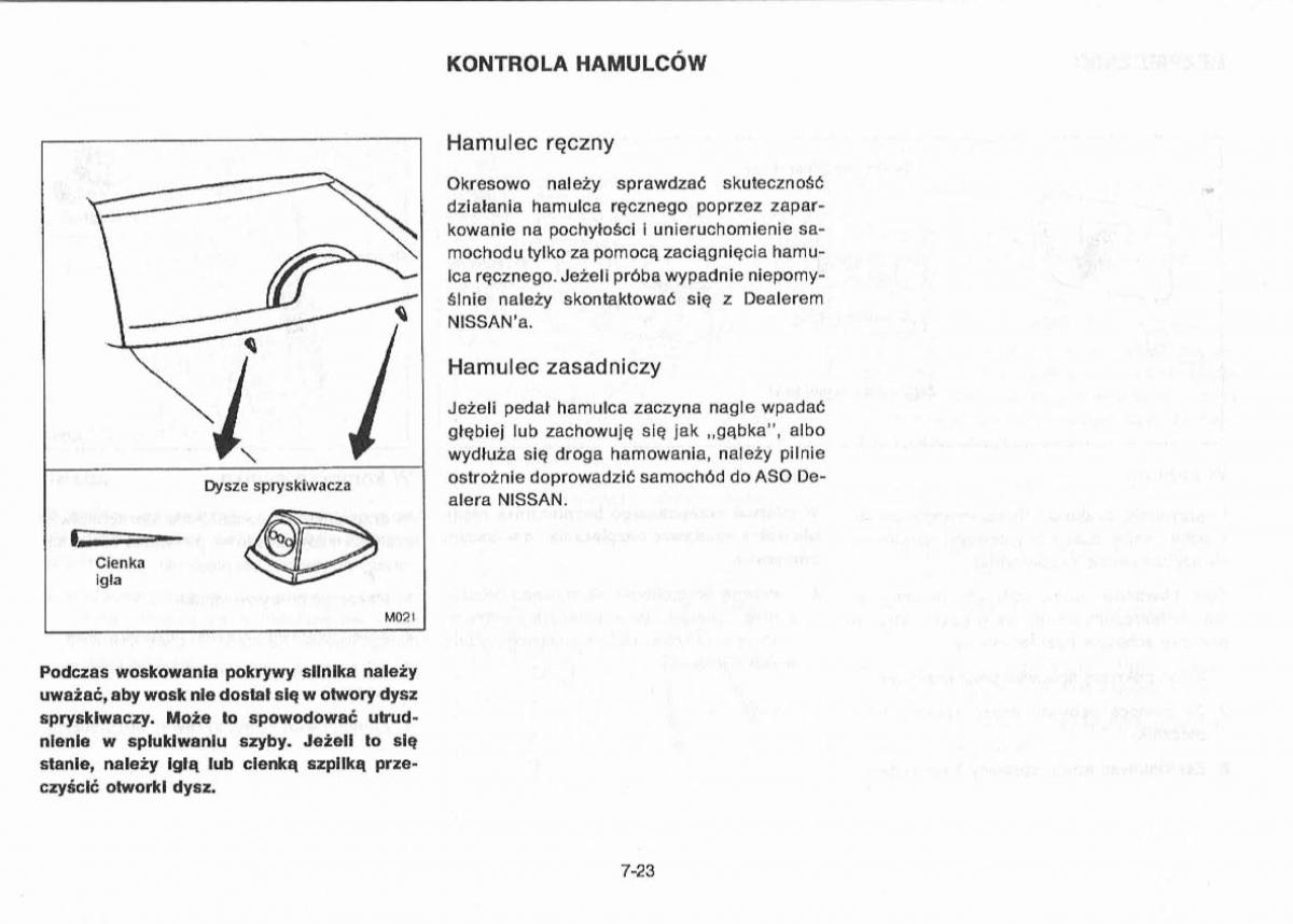 Nissan Primera P11 II instrukcja obslugi / page 157