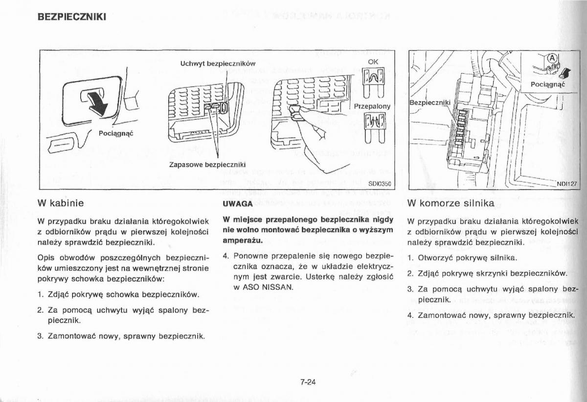 Nissan Primera P11 II instrukcja obslugi / page 158