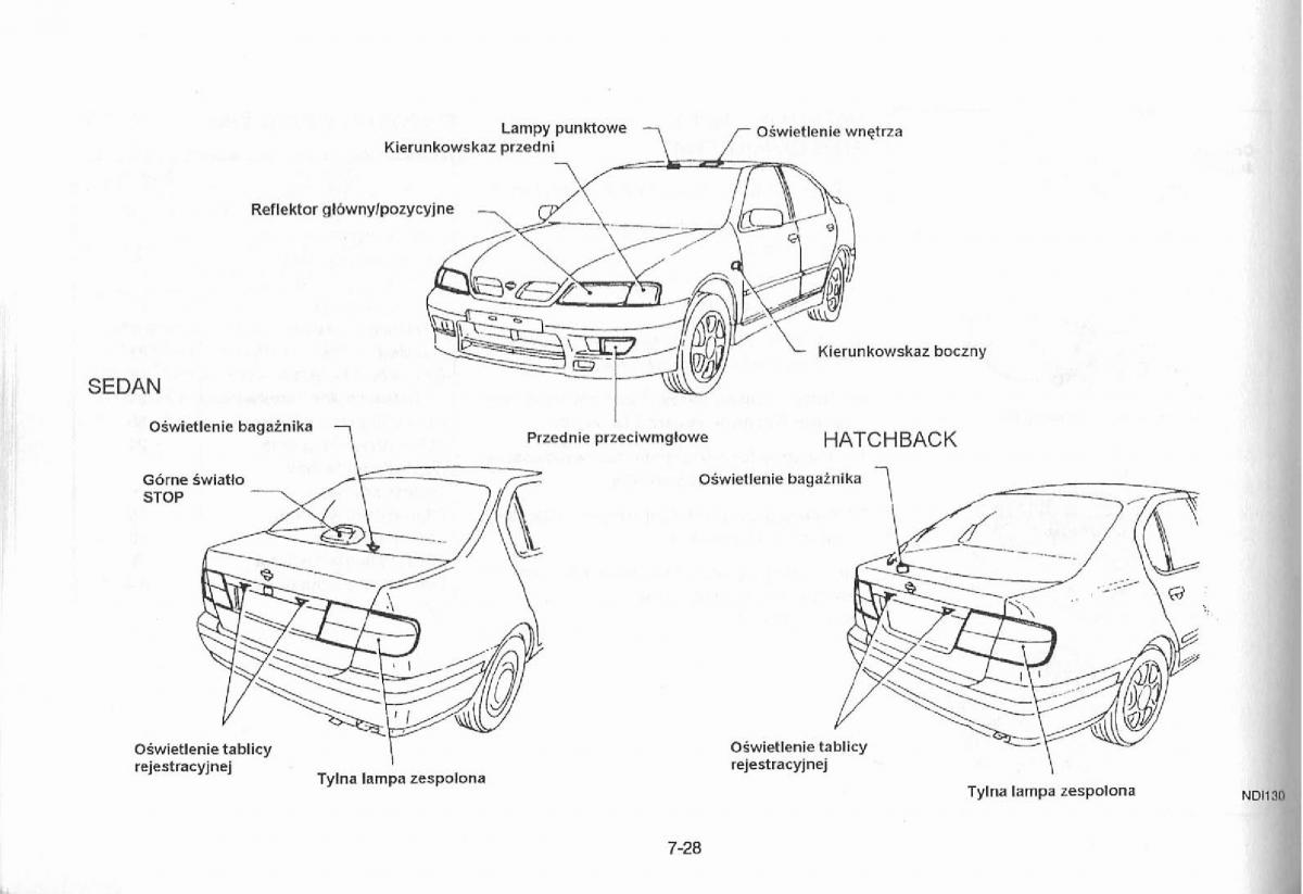 Nissan Primera P11 II instrukcja obslugi / page 162