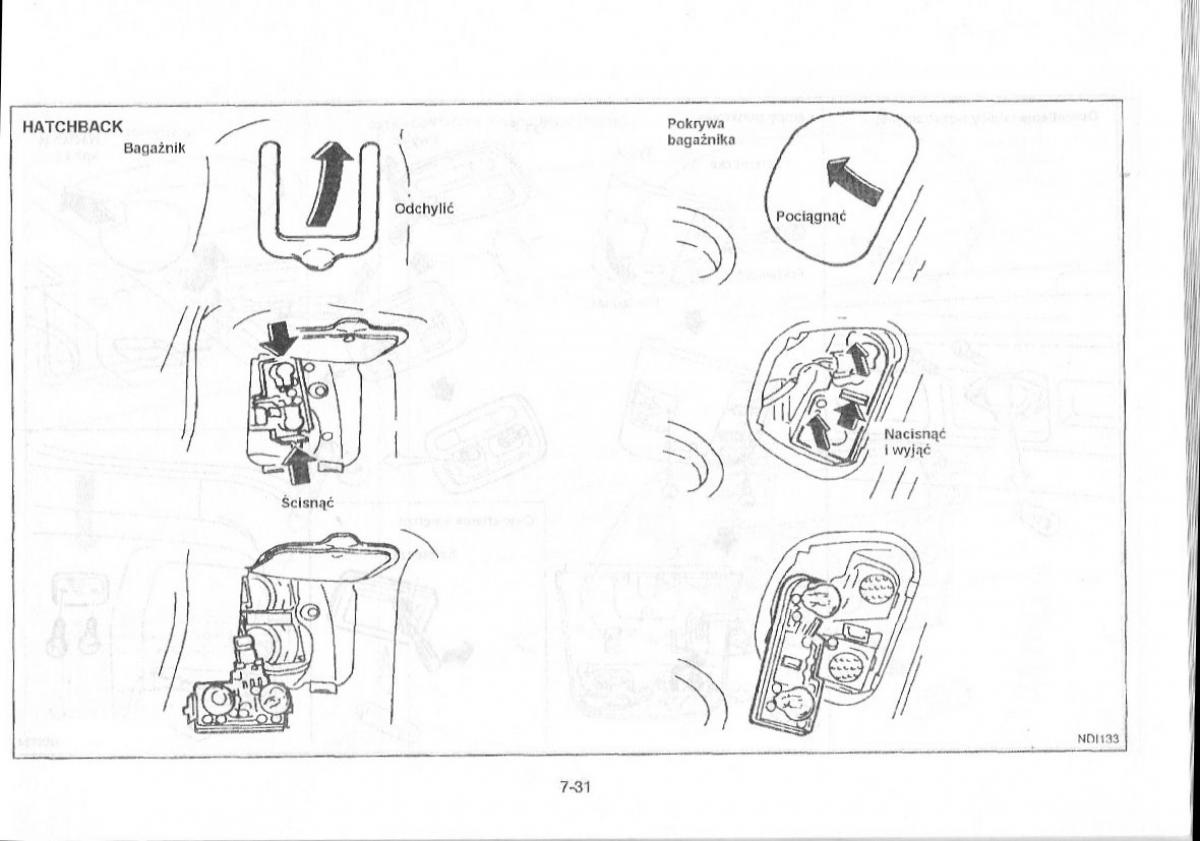 Nissan Primera P11 II instrukcja obslugi / page 165