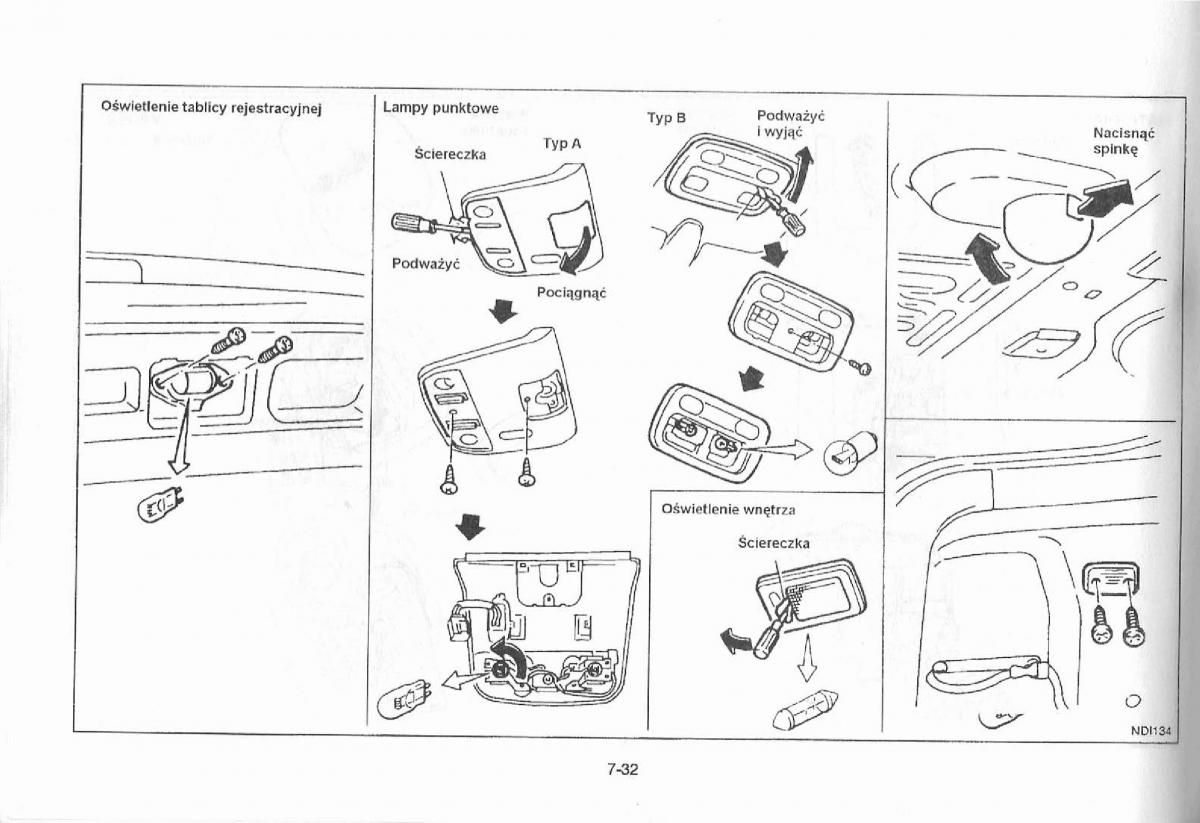 Nissan Primera P11 II instrukcja obslugi / page 166