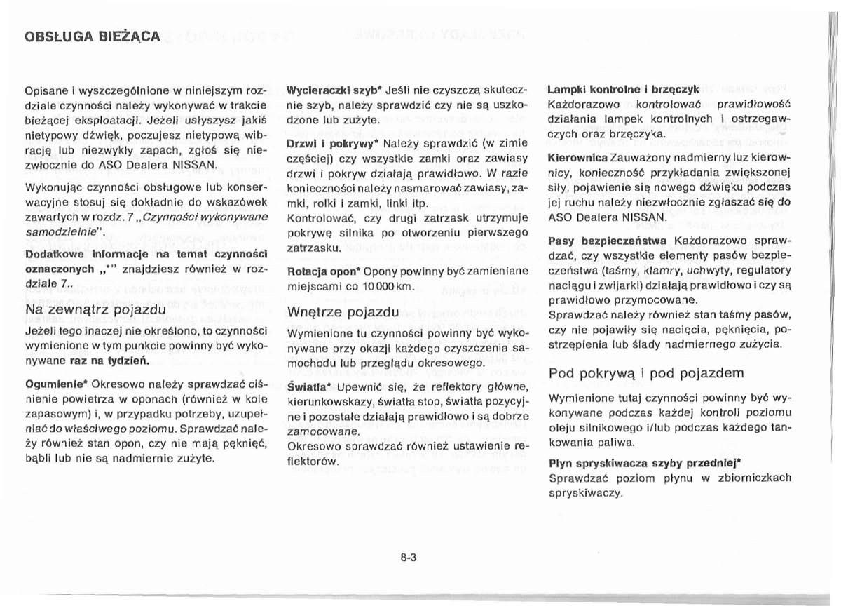 Nissan Primera P11 II instrukcja obslugi / page 173