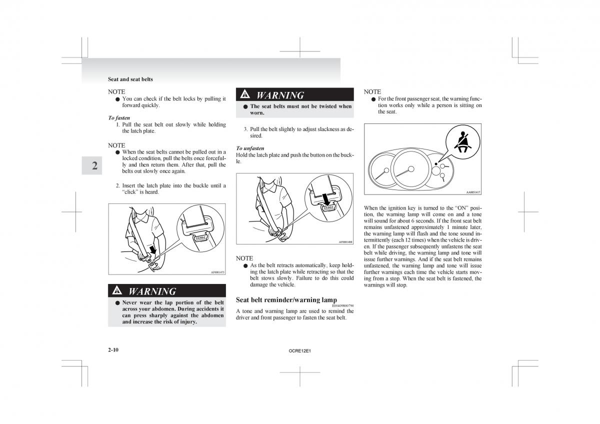 Mitsubishi L200 IV manual / page 55