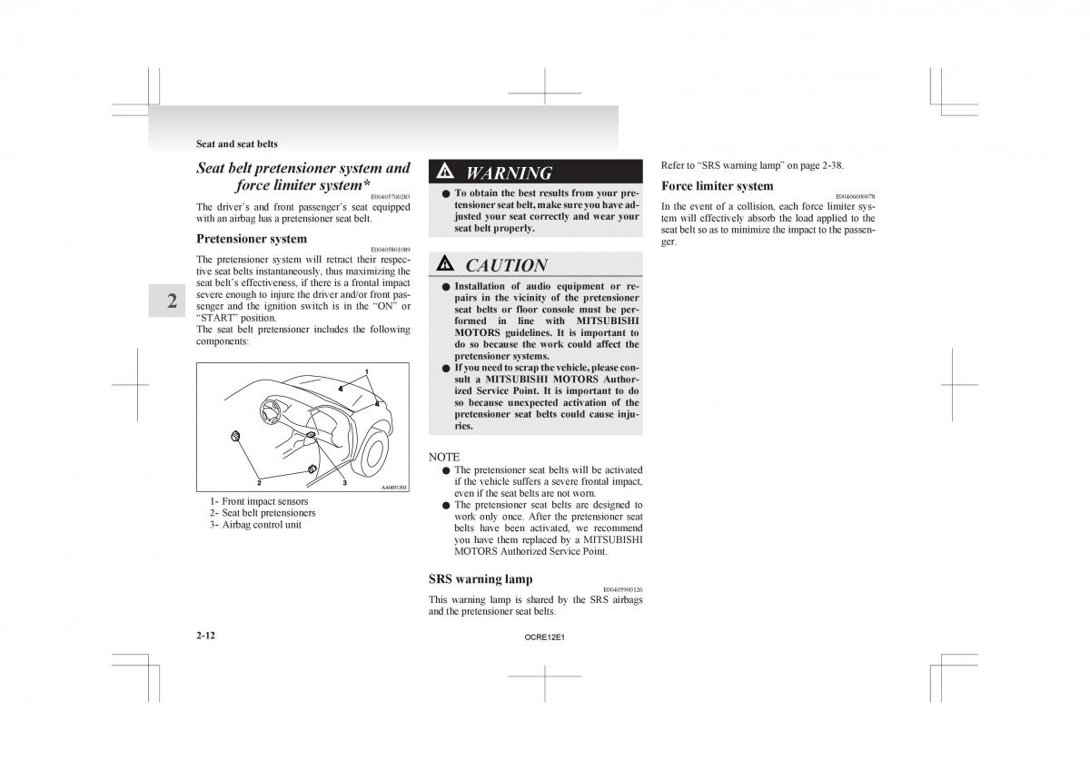 Mitsubishi L200 IV manual / page 57