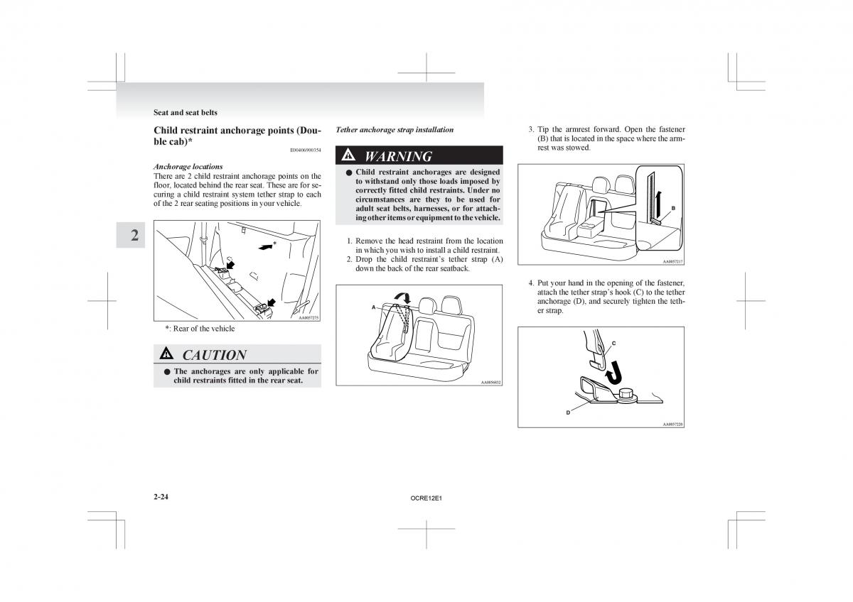 Mitsubishi L200 IV manual / page 69