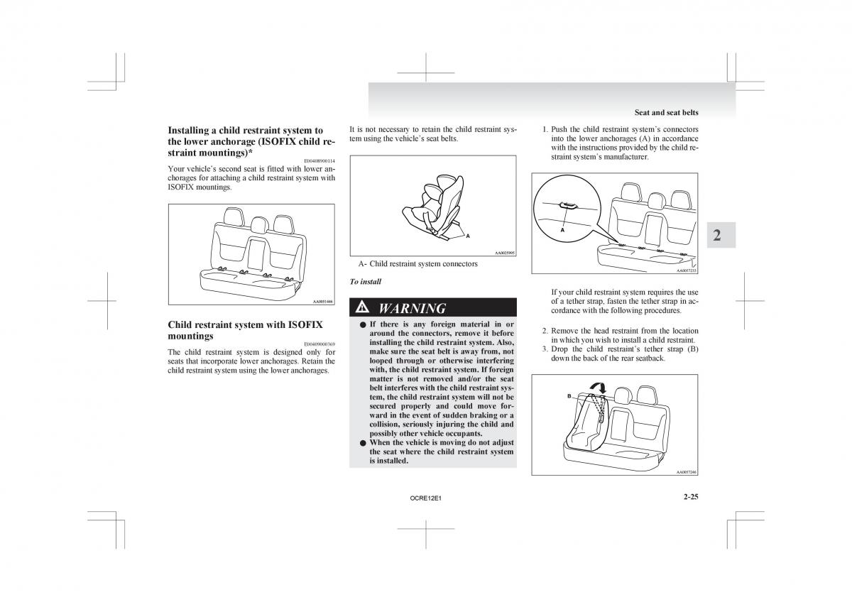 Mitsubishi L200 IV manual / page 70