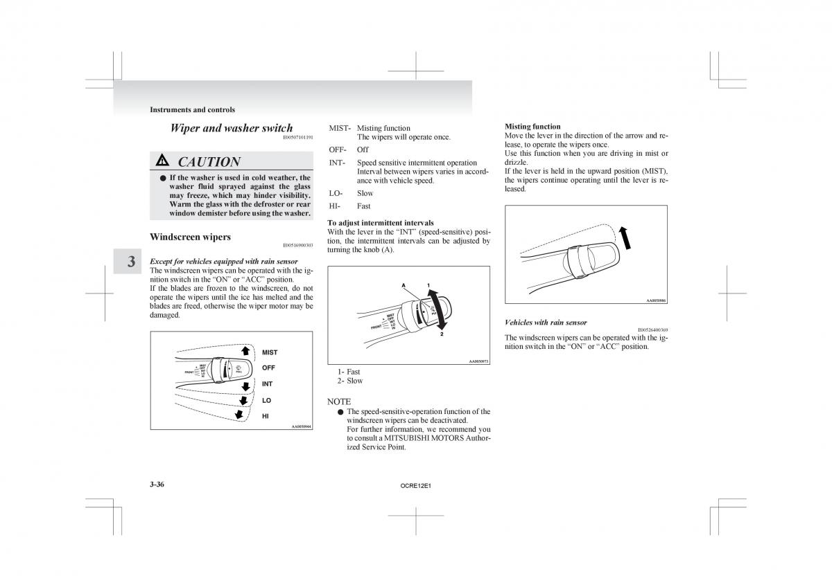 Mitsubishi L200 IV manual / page 121