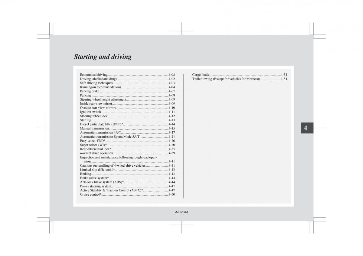 Mitsubishi L200 IV manual / page 126