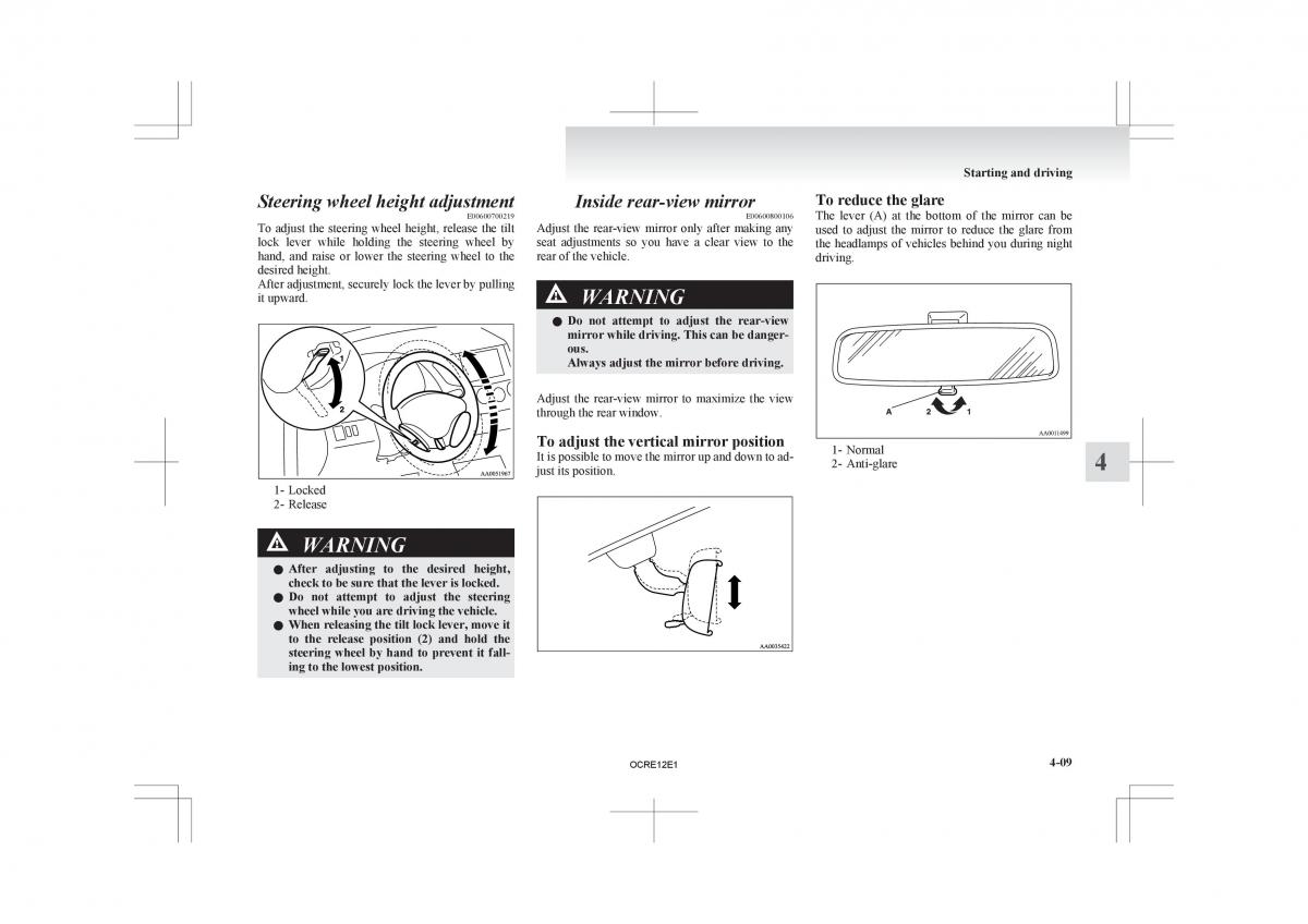 Mitsubishi L200 IV manual / page 134