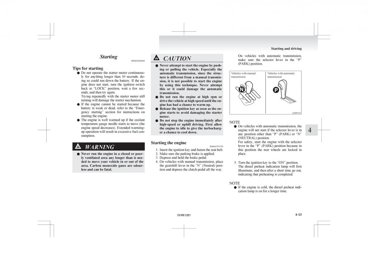 Mitsubishi L200 IV manual / page 138