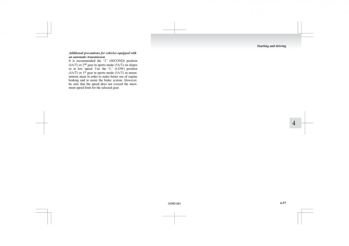 Mitsubishi L200 IV manual / page 182