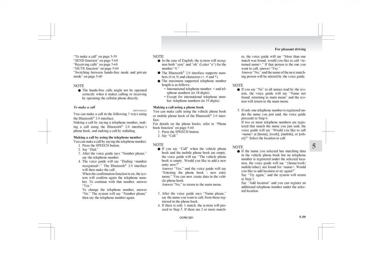 Mitsubishi L200 IV manual / page 242