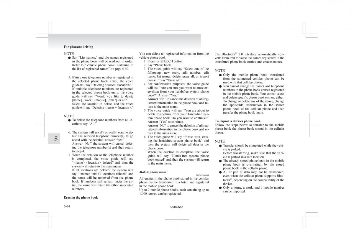 Mitsubishi L200 IV manual / page 247