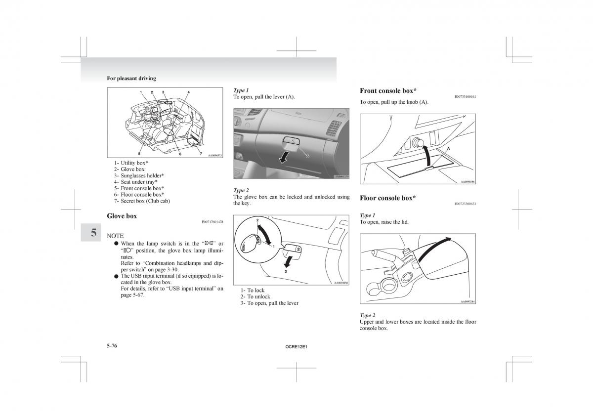 Mitsubishi L200 IV manual / page 259