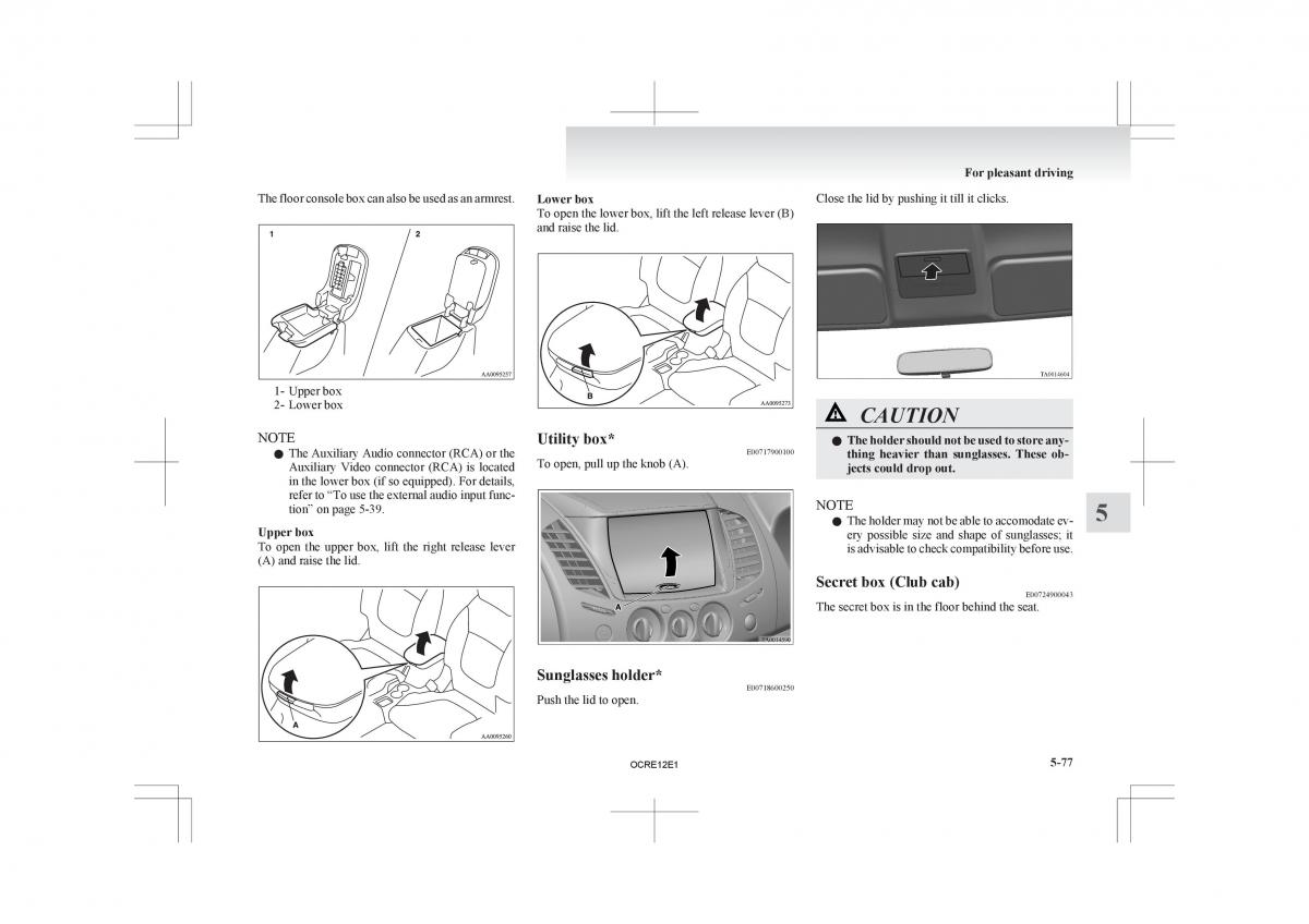 Mitsubishi L200 IV manual / page 260