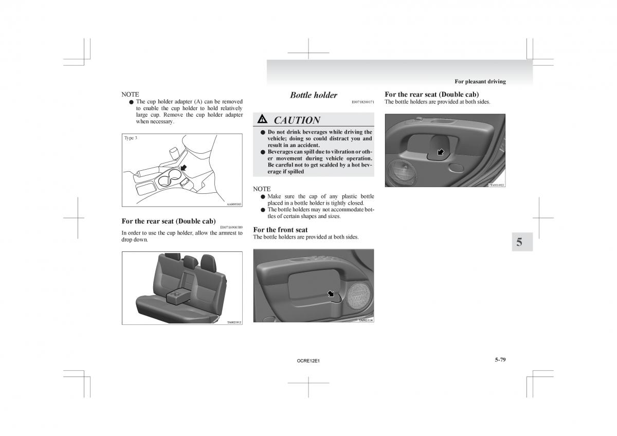 Mitsubishi L200 IV manual / page 262