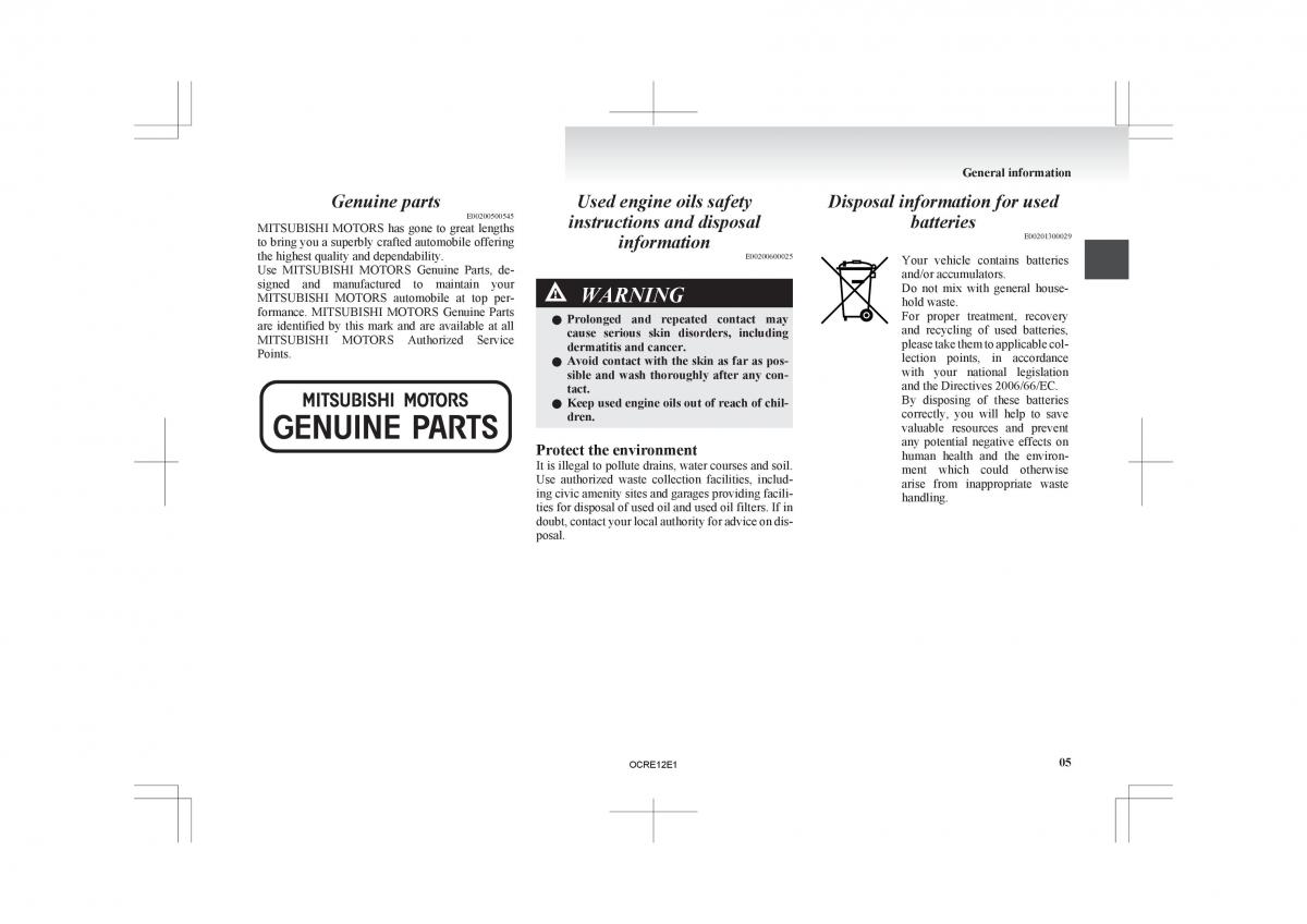 Mitsubishi L200 IV manual / page 28