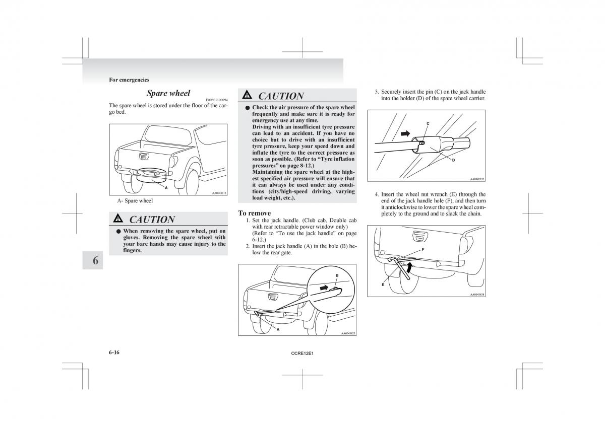 Mitsubishi L200 IV manual / page 281