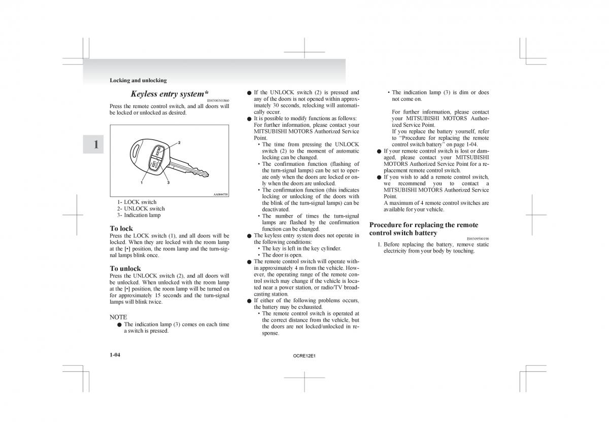 Mitsubishi L200 IV manual / page 33