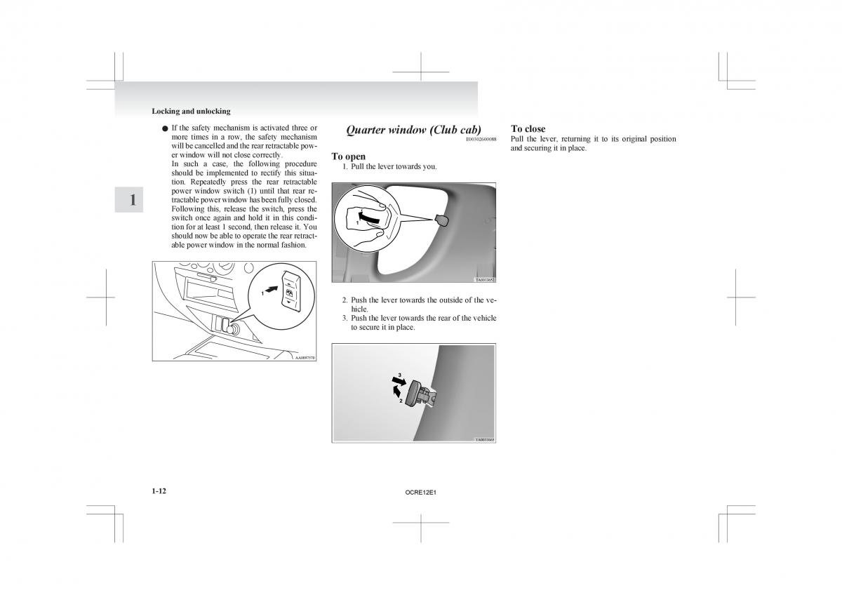 Mitsubishi L200 IV manual / page 41