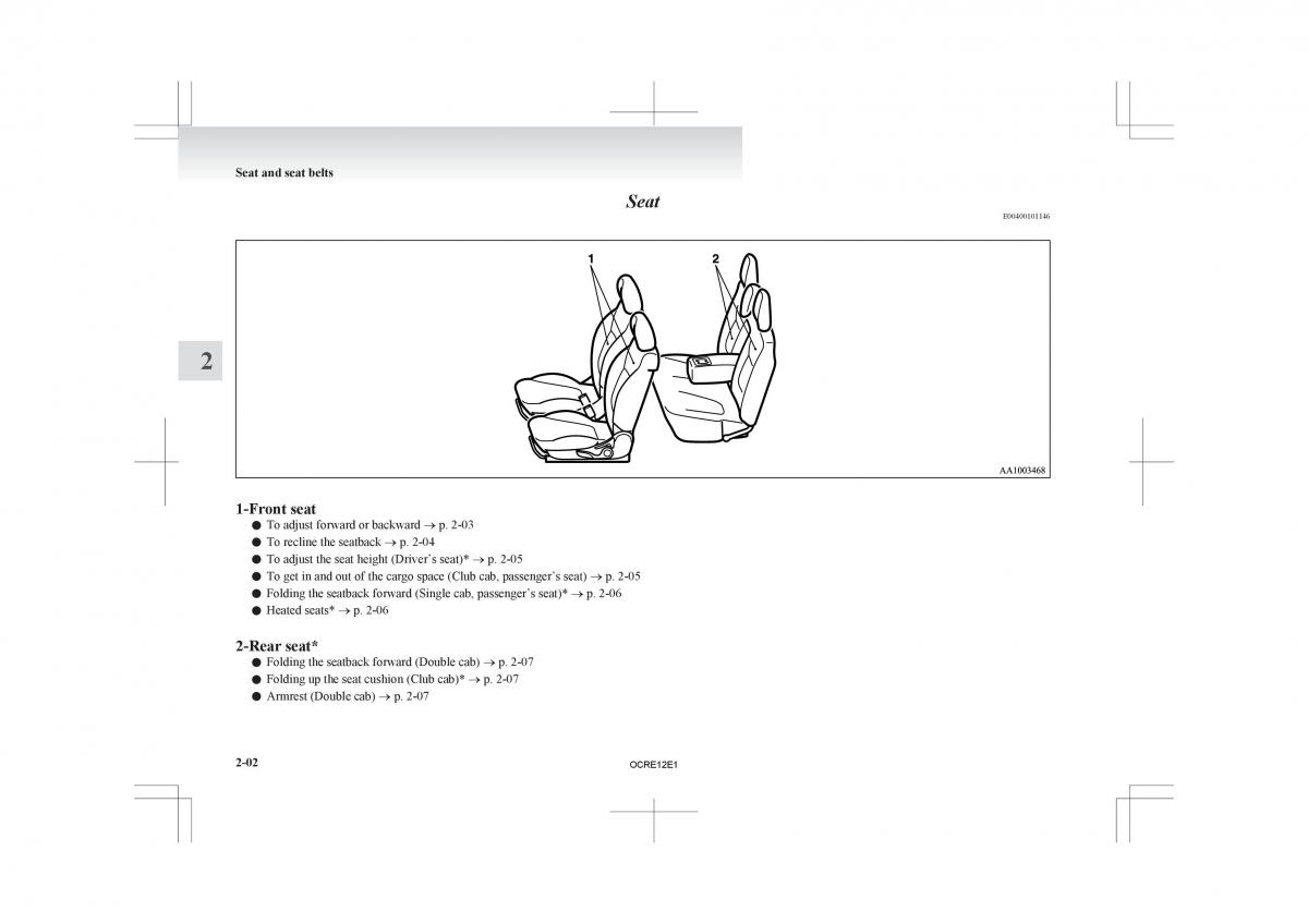 Mitsubishi L200 IV manual / page 47