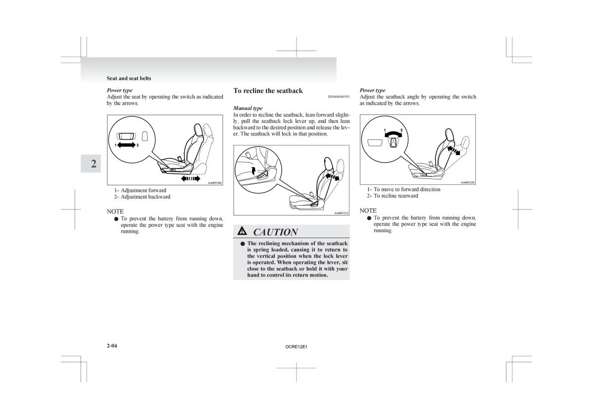 Mitsubishi L200 IV manual / page 49