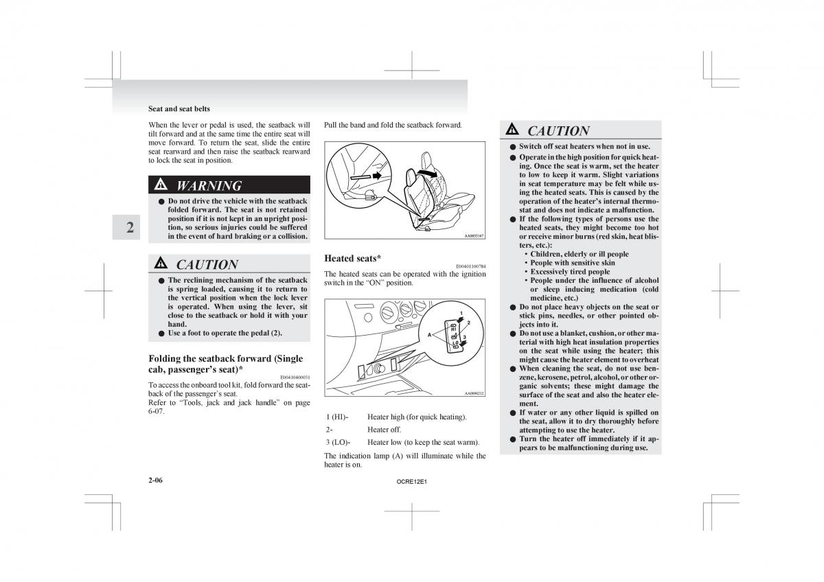 Mitsubishi L200 IV manual / page 51