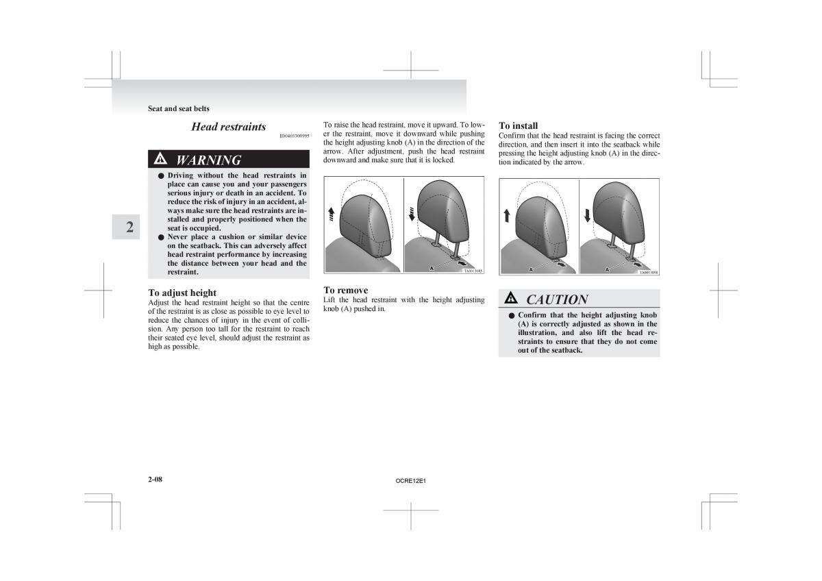 Mitsubishi L200 IV manual / page 53