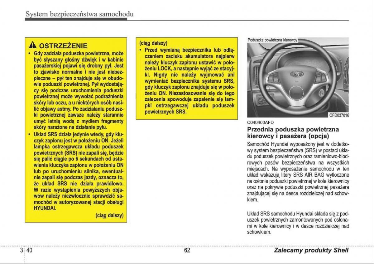 Hyundai i30 I 1 instrukcja obslugi / page 62