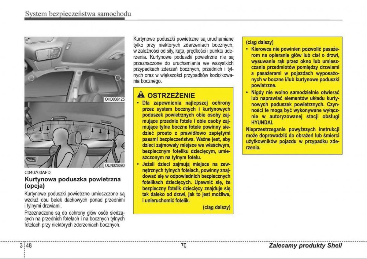 manual  Hyundai i30 I 1 instrukcja / page 70