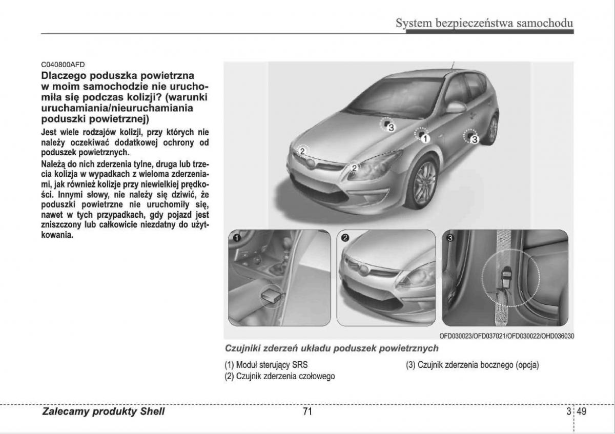 manual  Hyundai i30 I 1 instrukcja / page 71