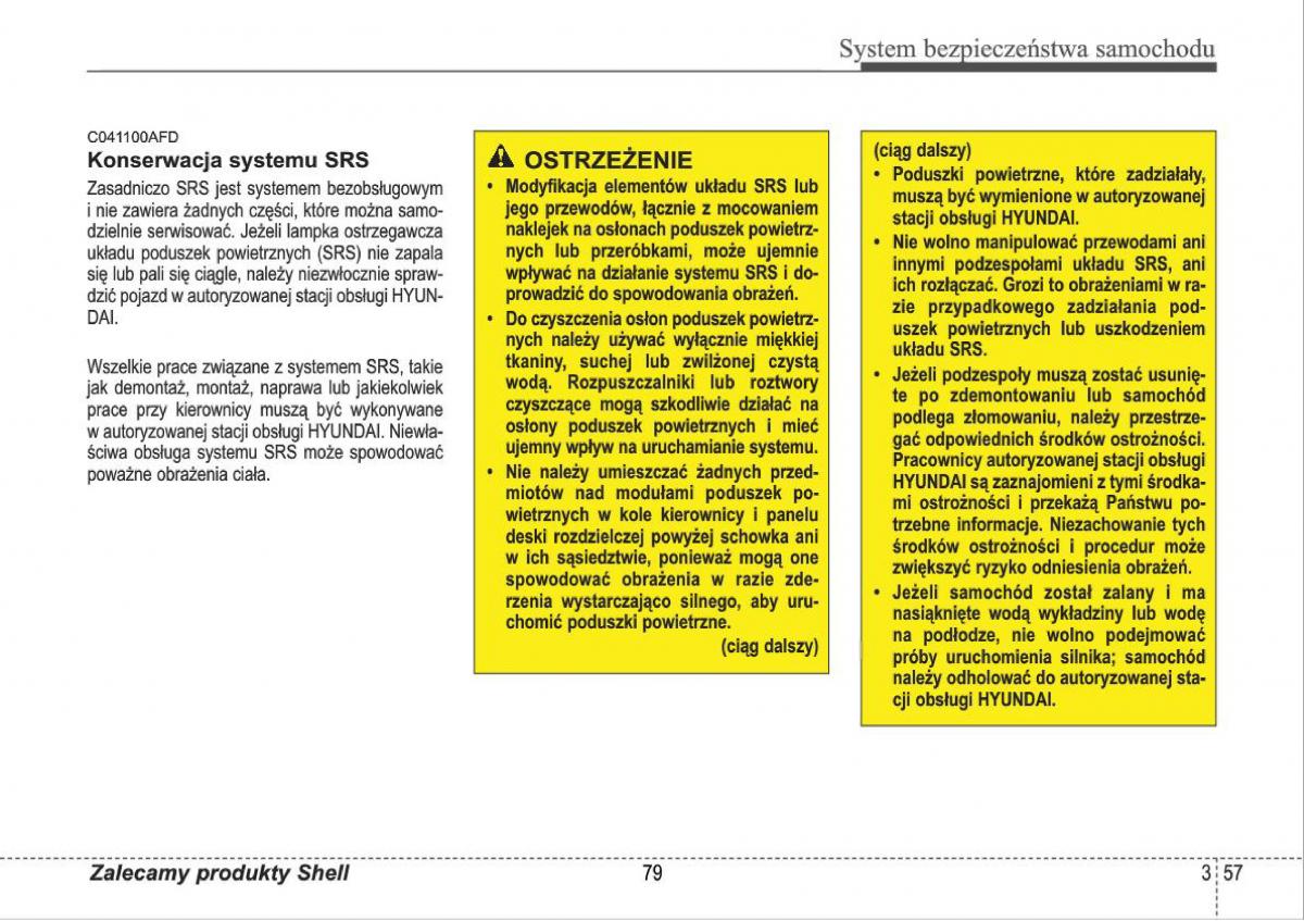 manual  Hyundai i30 I 1 instrukcja / page 79