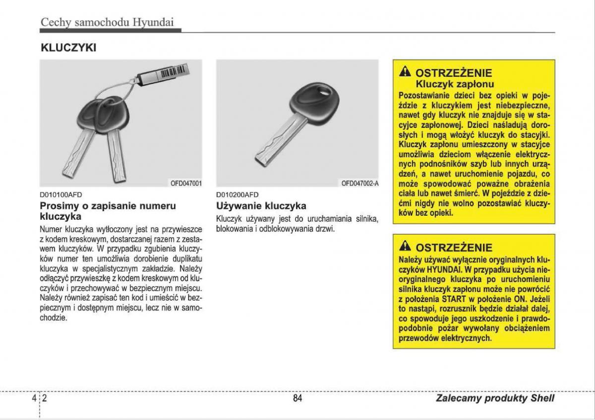 manual  Hyundai i30 I 1 instrukcja / page 84