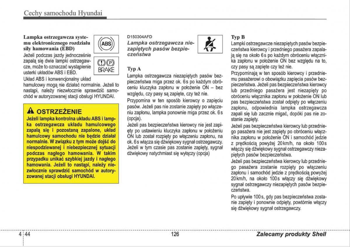 manual  Hyundai i30 I 1 instrukcja / page 126