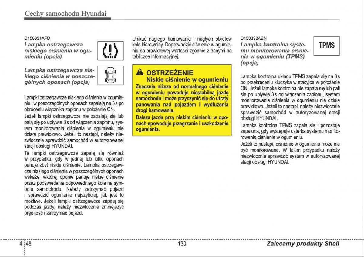 manual  Hyundai i30 I 1 instrukcja / page 130