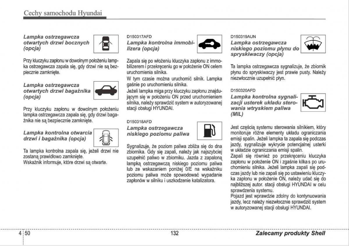 Hyundai i30 I 1 instrukcja obslugi / page 132