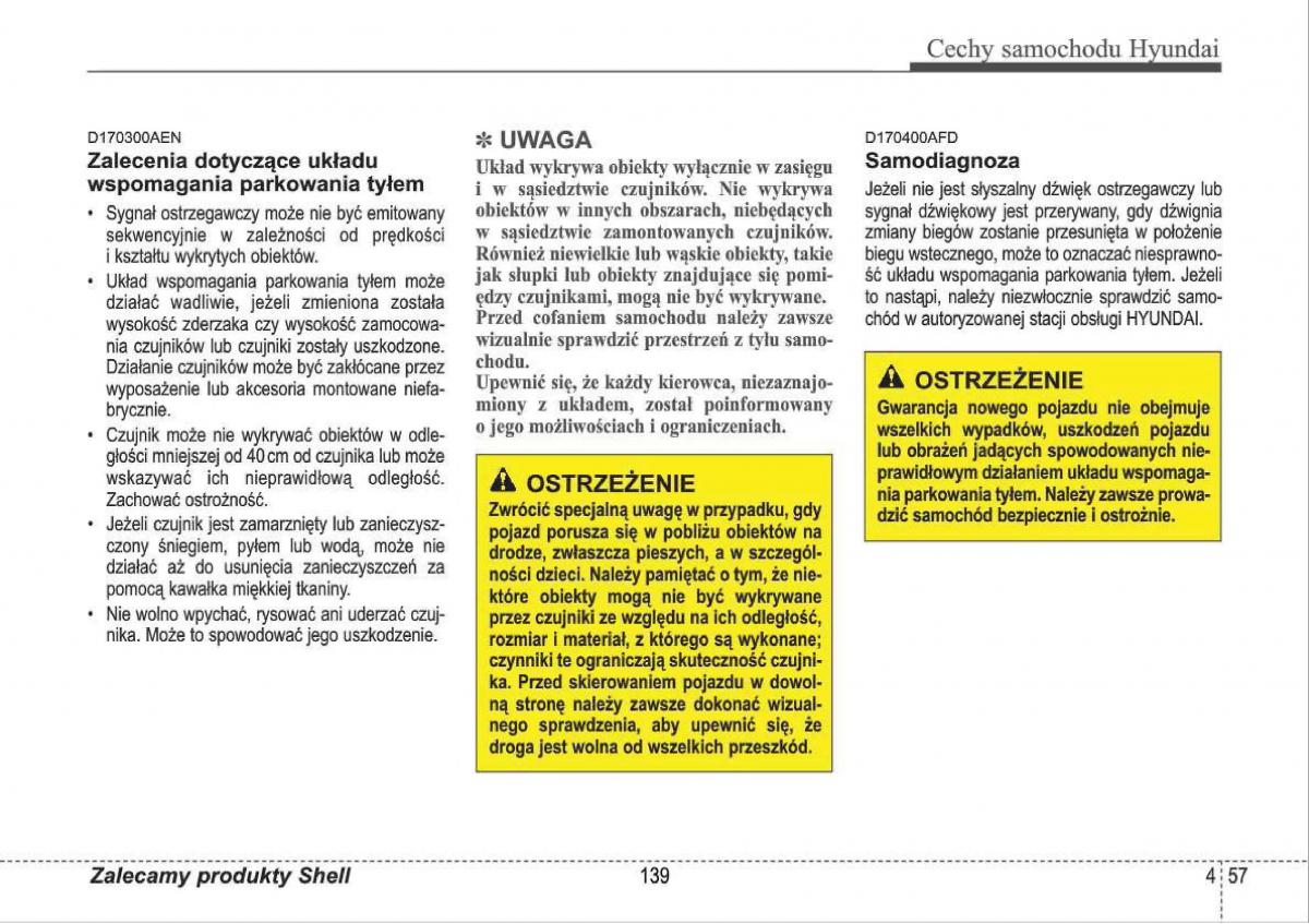 Hyundai i30 I 1 instrukcja obslugi / page 139