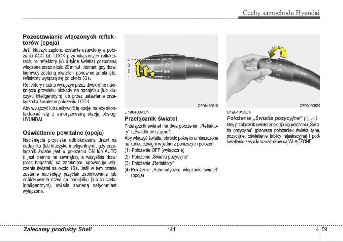 Hyundai i30 I 1 instrukcja obslugi / page 141