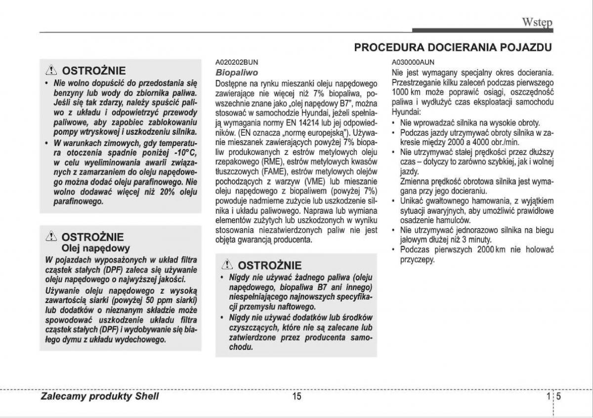 manual  Hyundai i30 I 1 instrukcja / page 15