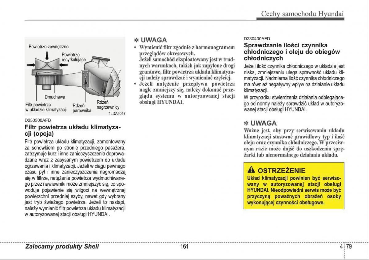 manual  Hyundai i30 I 1 instrukcja / page 161