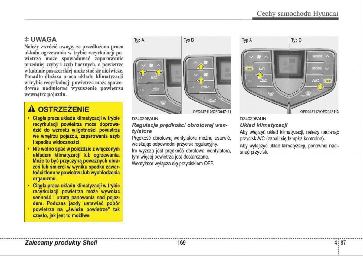 manual  Hyundai i30 I 1 instrukcja / page 169