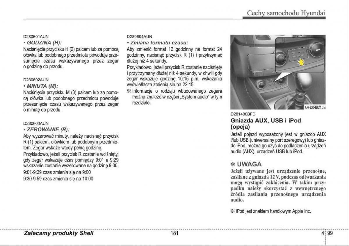 manual  Hyundai i30 I 1 instrukcja / page 181