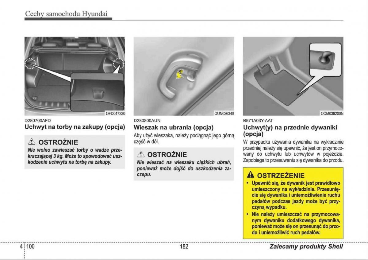 manual  Hyundai i30 I 1 instrukcja / page 182