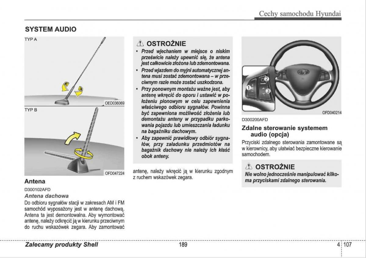 manual  Hyundai i30 I 1 instrukcja / page 189