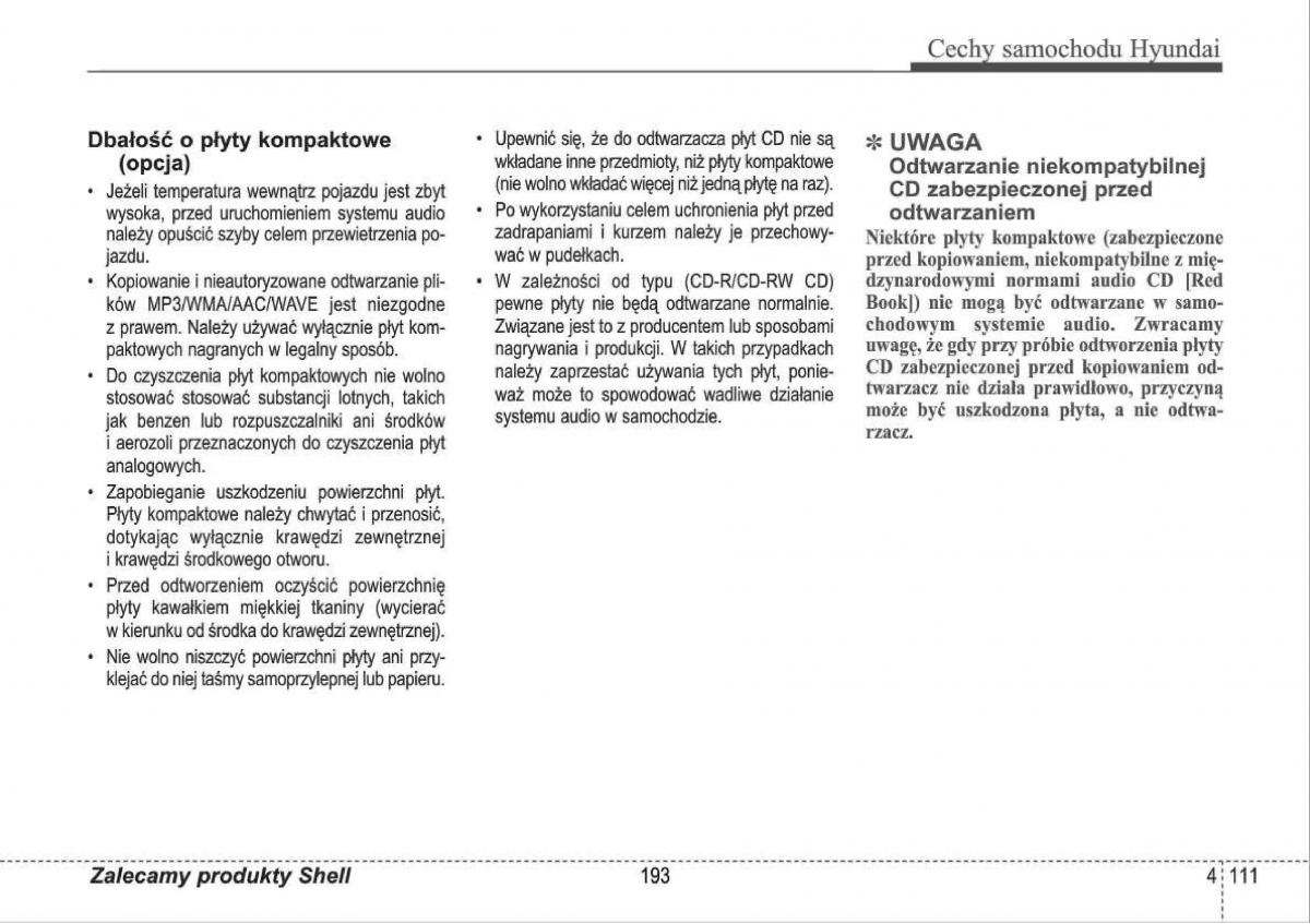 manual  Hyundai i30 I 1 instrukcja / page 193