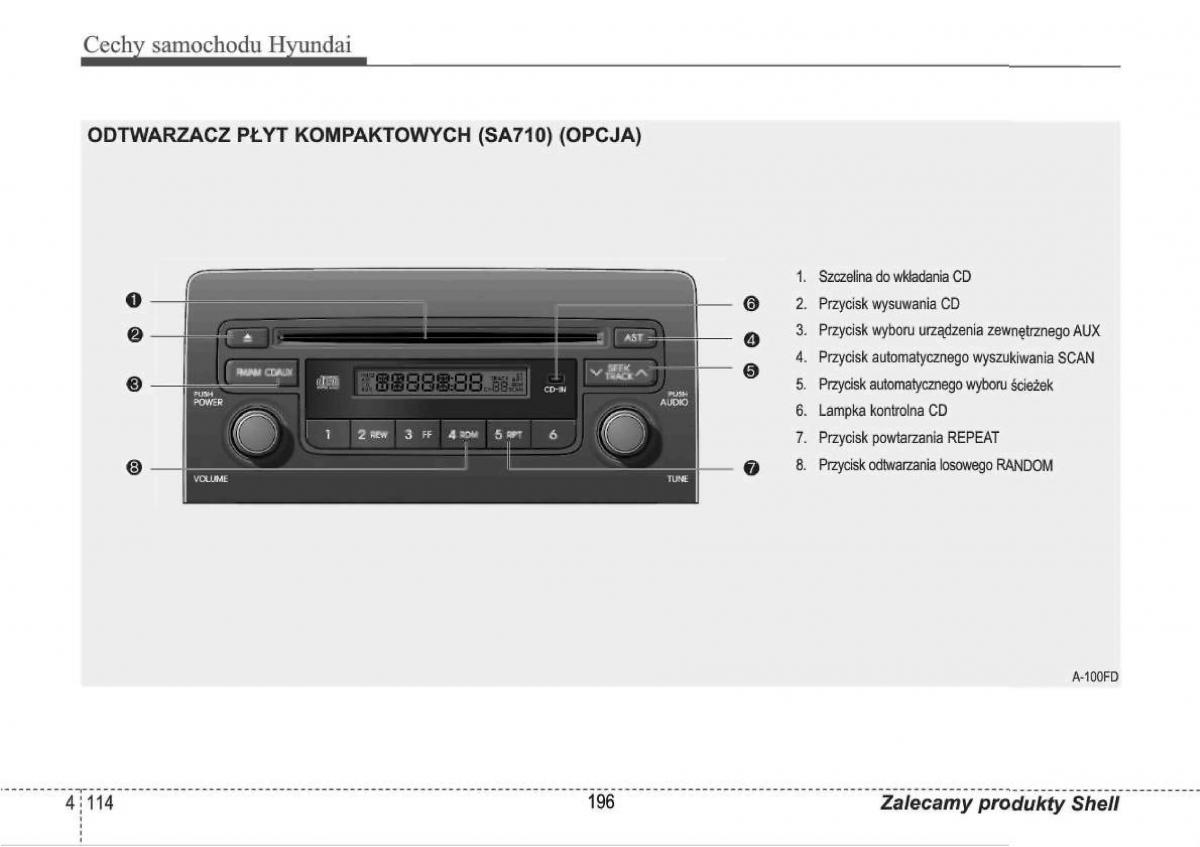 manual  Hyundai i30 I 1 instrukcja / page 196