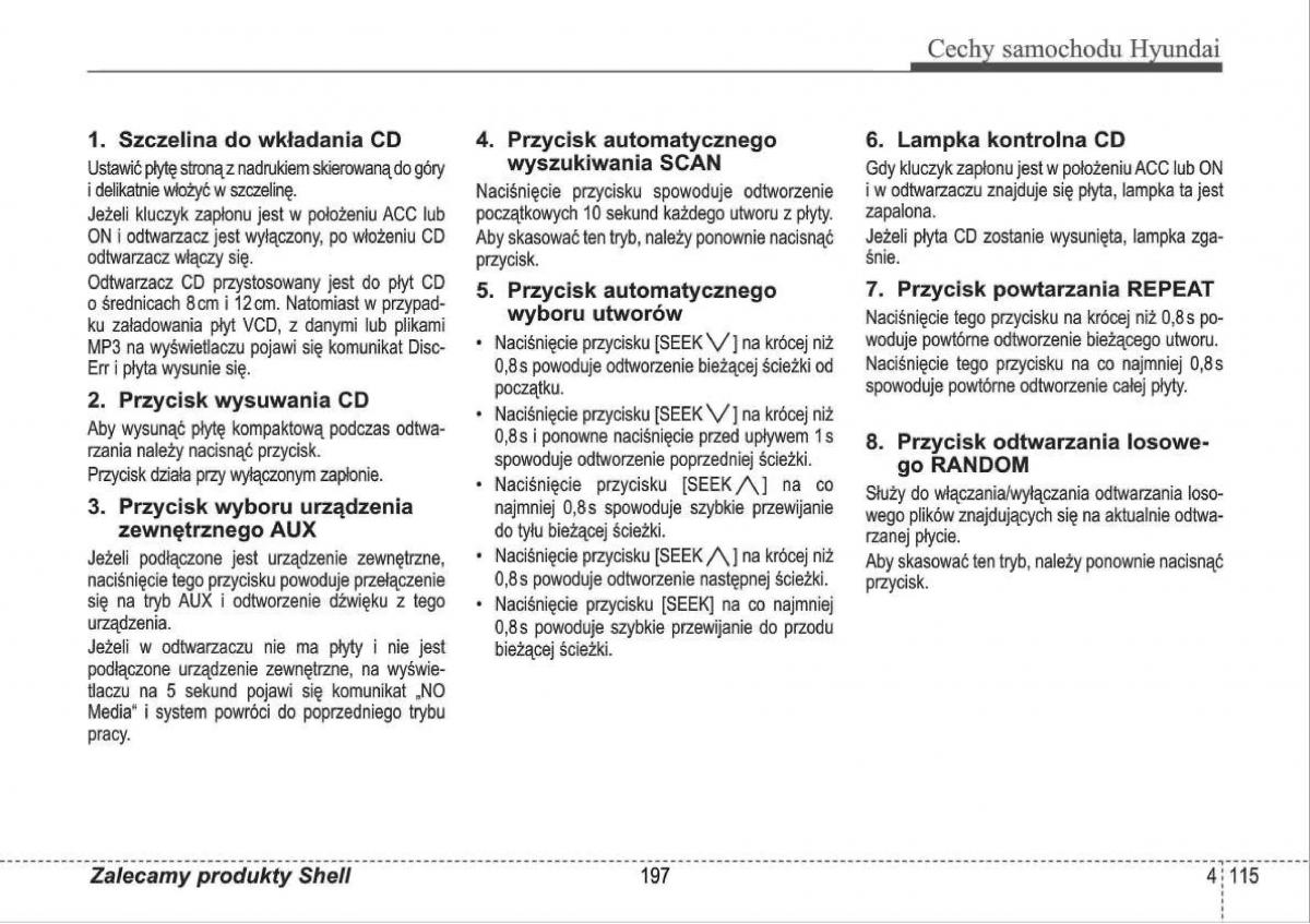 manual  Hyundai i30 I 1 instrukcja / page 197