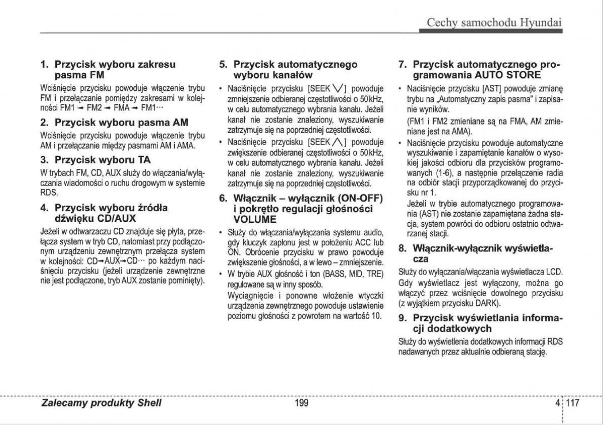 manual  Hyundai i30 I 1 instrukcja / page 199