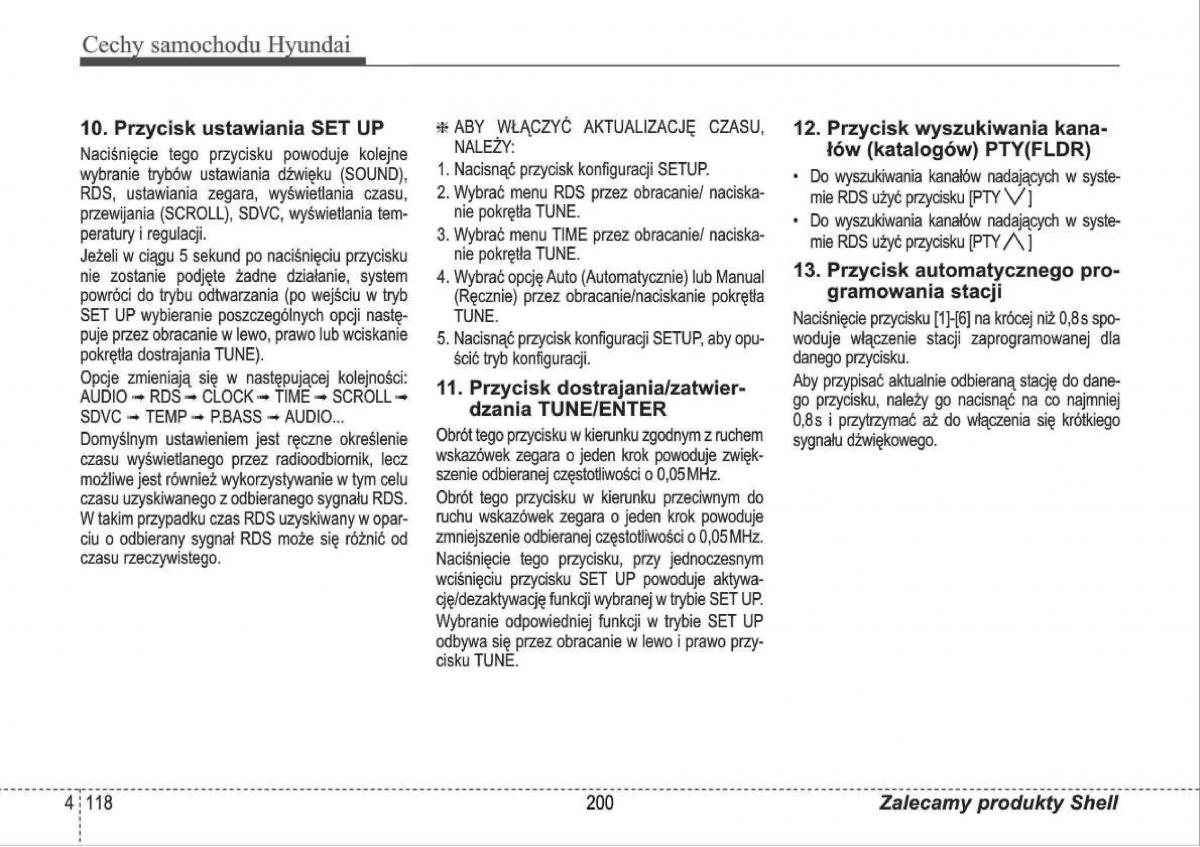 manual  Hyundai i30 I 1 instrukcja / page 200